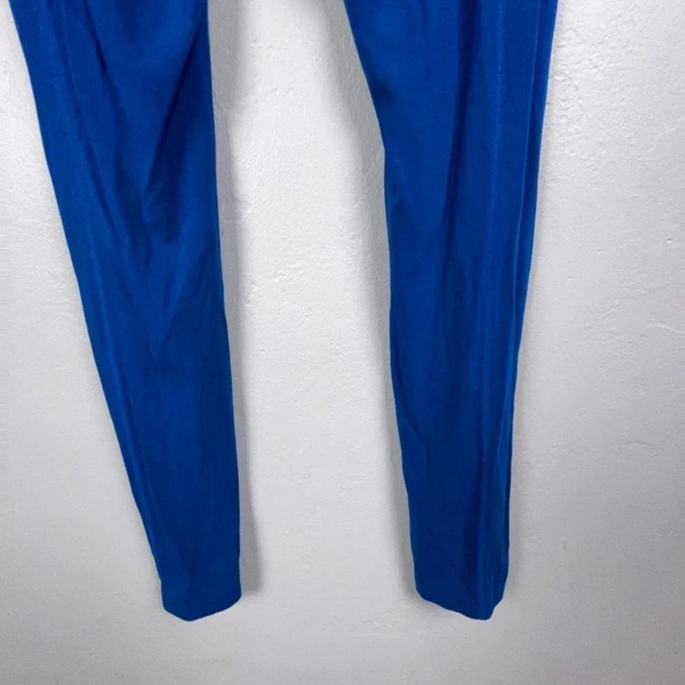 Namarie Sylvendel Leggings Women M Blue Hemp Blend Pockets Yoga Pants Active